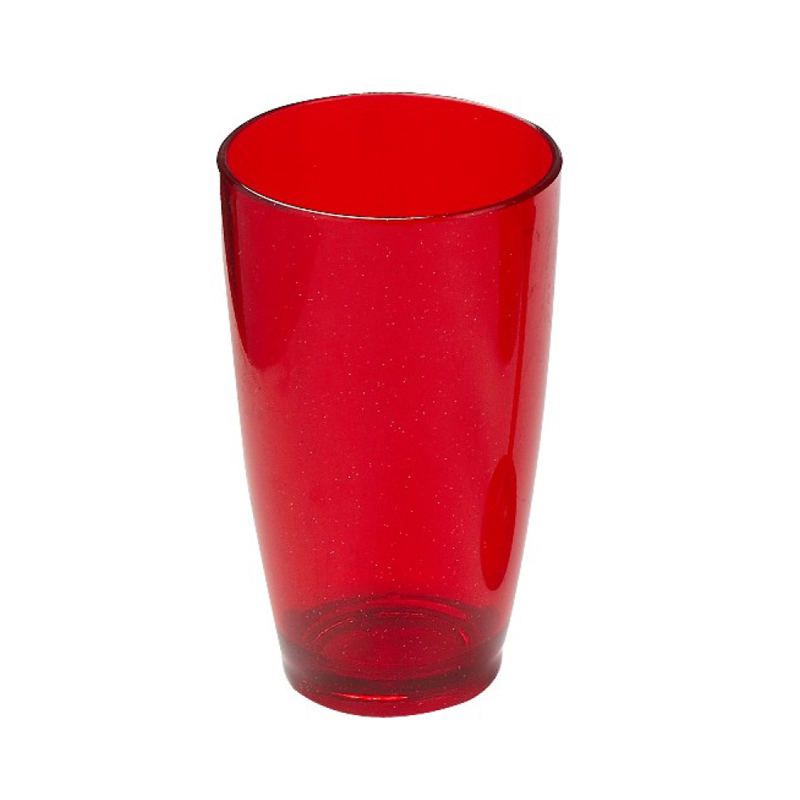 Vaso rojo brillante