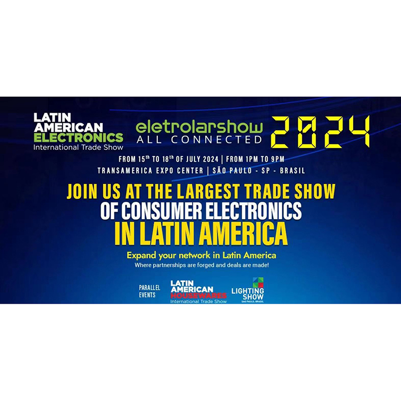 Exposición de Electrónica de Consumo y Electrodomésticos 2024 en S ã o Paulo, Brasil