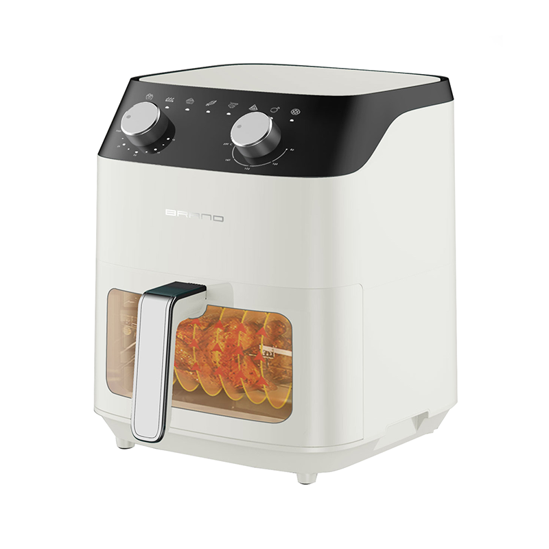 Freidora de aire con mango cómodo, cuadrada, invisible, multifunción, visible al tacto y con pantalla LCD biselada